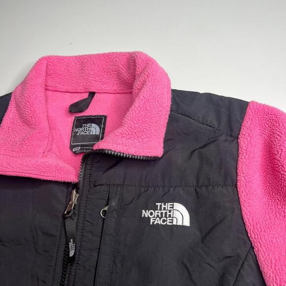 The North Face Women’s Denali Fleece Jacket Pink Black Polartec Recycled Size M - Picture 6 of 7
